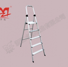 彎管型翻板鋁梯(五步)